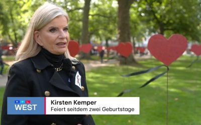 Sepsis-Mahnmal in Jülich bei RTL WEST